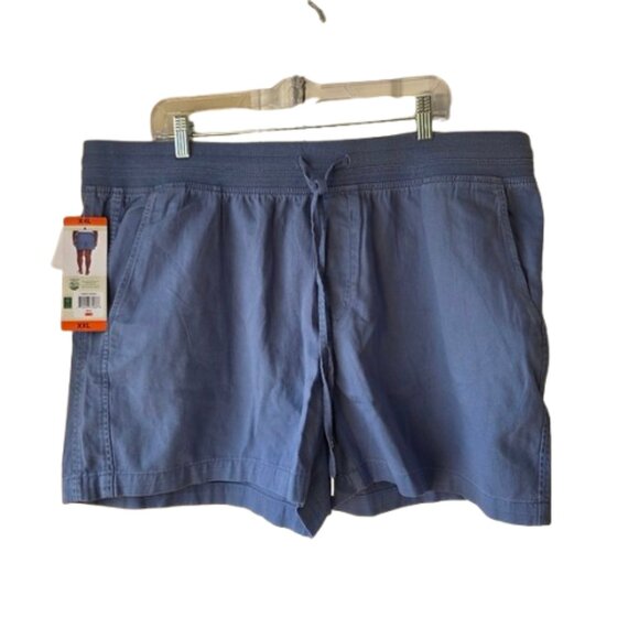 Orvis Women's Shorts 2XL Blue NWT Lightweight Cotton Blend - Picture 1 of 8